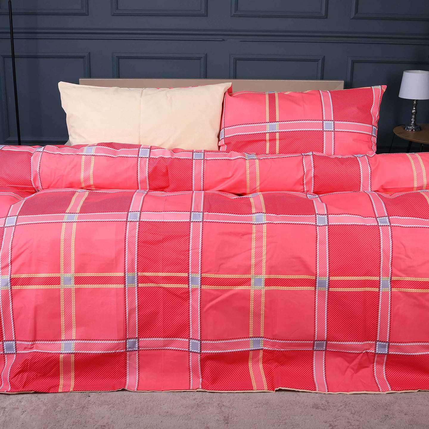 Комплект постельного белья MirSon Бязь 17-0783 Checkered Flame 220х240 (2200011274775)